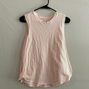 Pink Athleta girl tank top